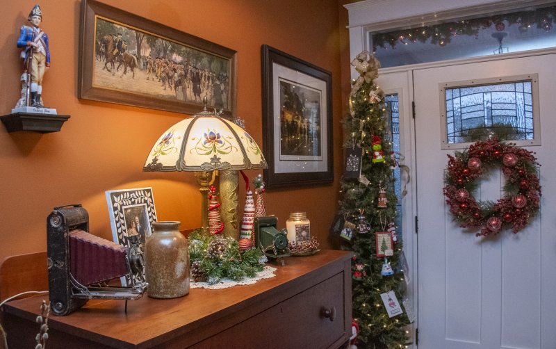Walk in the front door of Lori and Kevin Morrow on Union Street to enter a world of antiques and history. DENY HOWETH PHOTOS